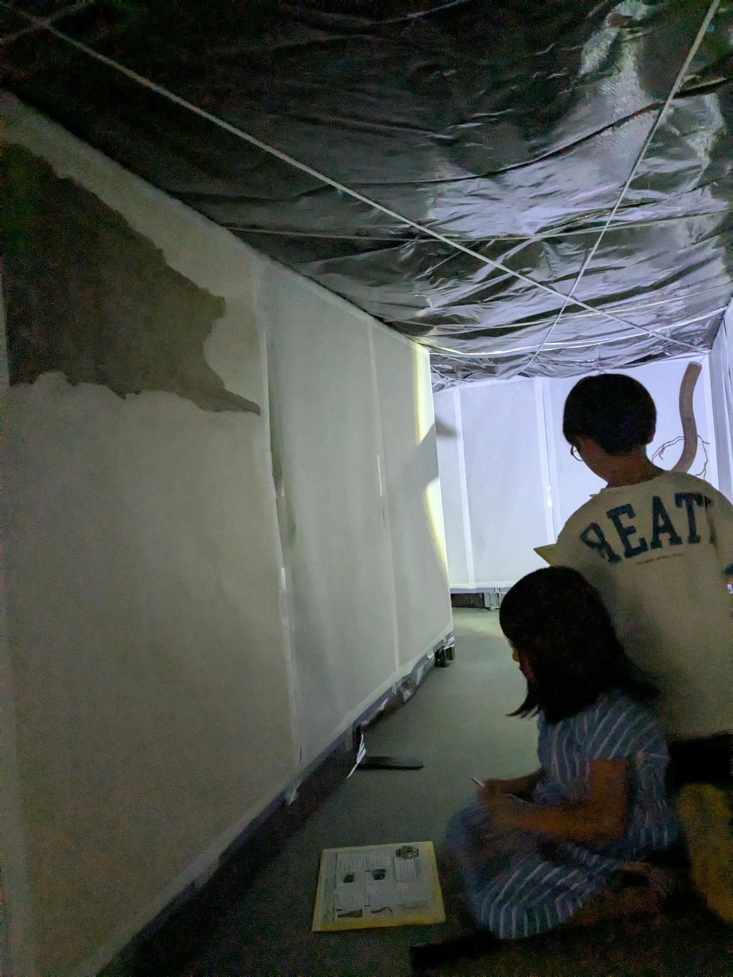 下水道おしごと体験のようす（以前開催した際のもの）